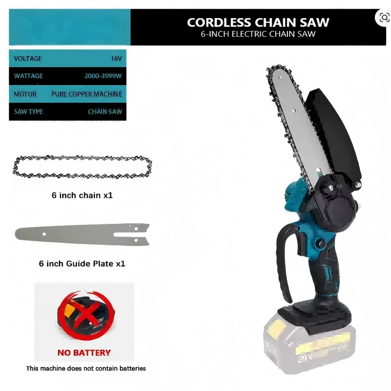 Reciprocating Saw Cordless - 1700 U/min 6 Zoll Mini Li-Ion