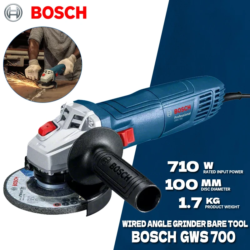 Power Tools Professional - BOSCH GWS 700 Kabelgebundener Winkelschleifer, 220