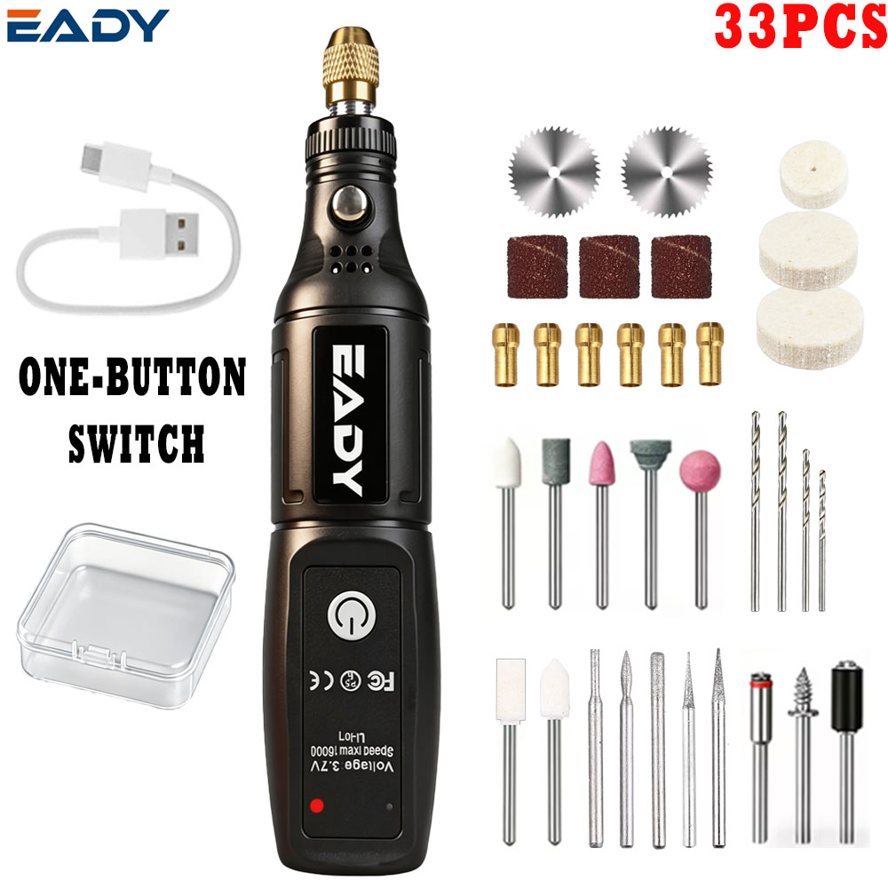 Power Tools Universal Battery - Kabelloser Mini-Elektrobohrer – USB-Aufladbarer Gravurstift zum