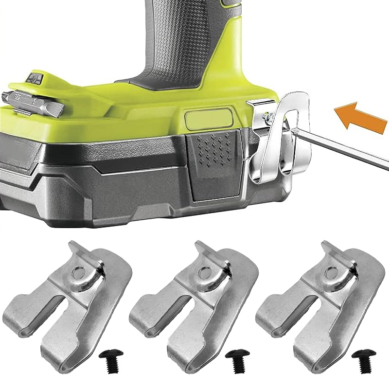 Power Tools Ryobi - 1/2/3 Stück Gürtelclip-Haken mit Schrauben für