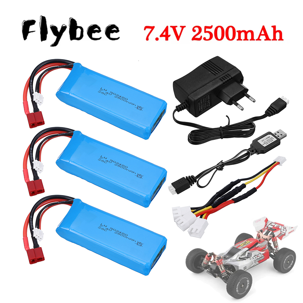Impact Driver Cordless - 2s 7,4V 2500mAh Lipo-Akkuladegerät-Sets für Wltoys