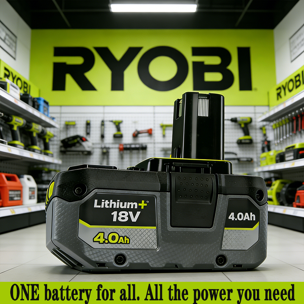 Power Tools Ryobi - Original RYOBI ONE+ 18V 4,0Ah Austauschbarer