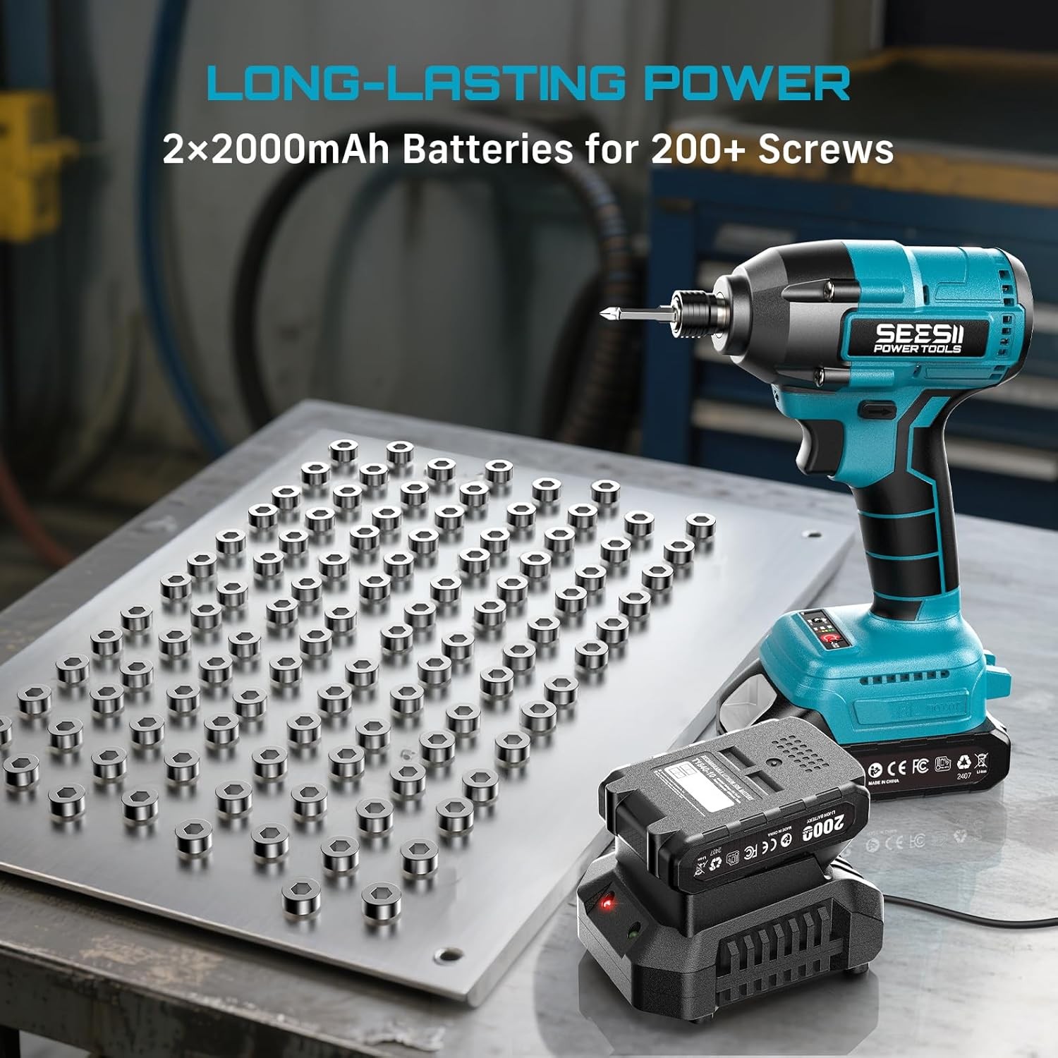 Power Tools Aeg - Seesii Elektrischer Schraubendreher 180N.m Kabelloser Bürstenloser