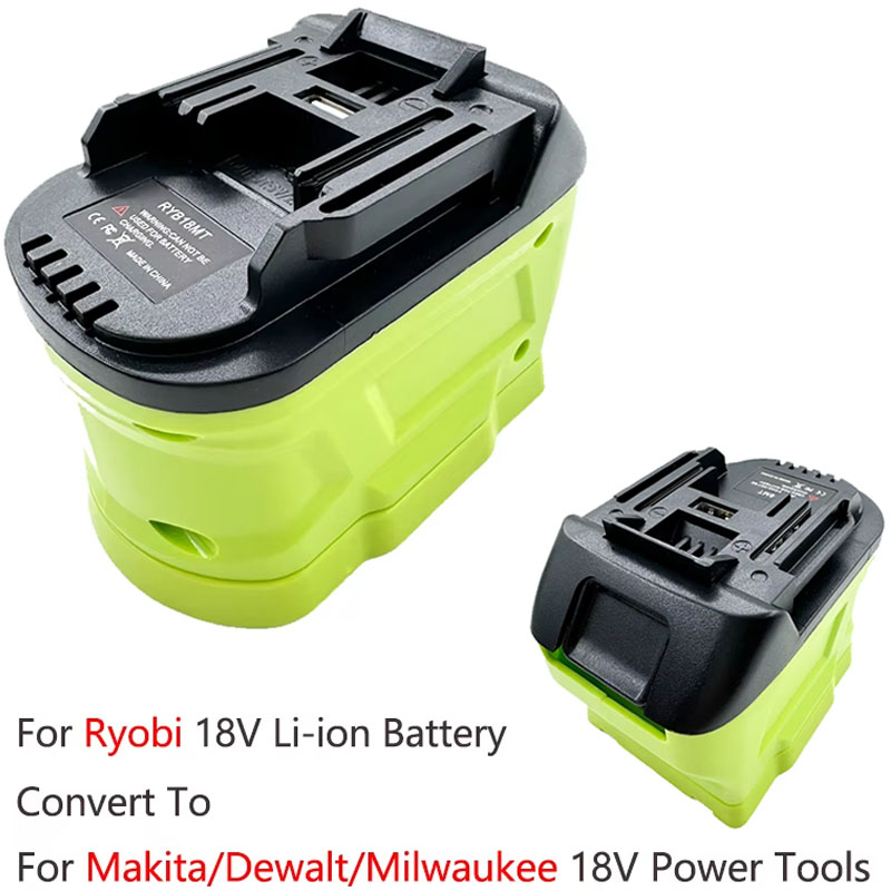 Power Tools Ryobi - Batterieadapter für Ryobi 18 V Li-Ionen-Akku,