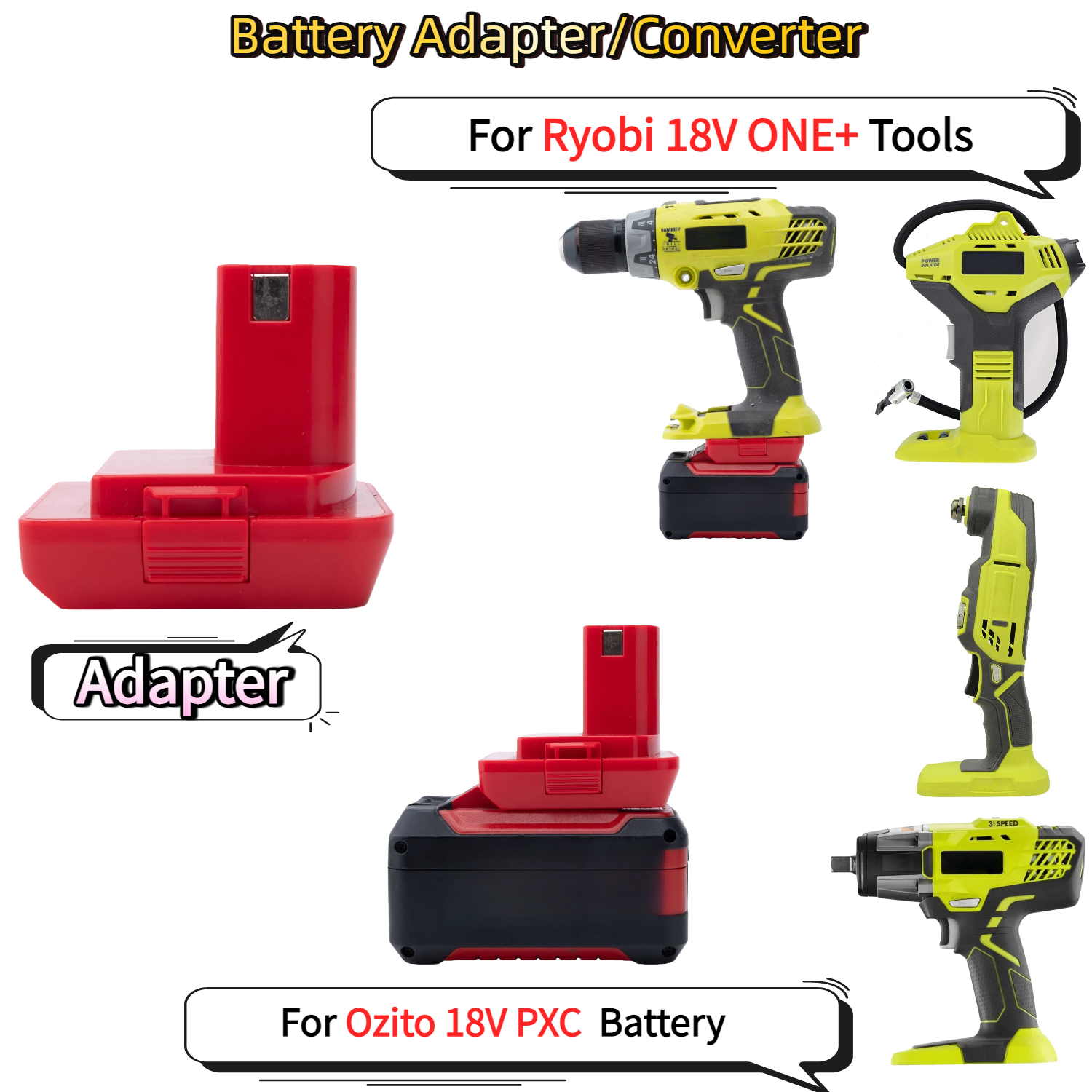 Power Tools Ryobi - Für Ozito 18V PXC Li-Ionen-Akku zu