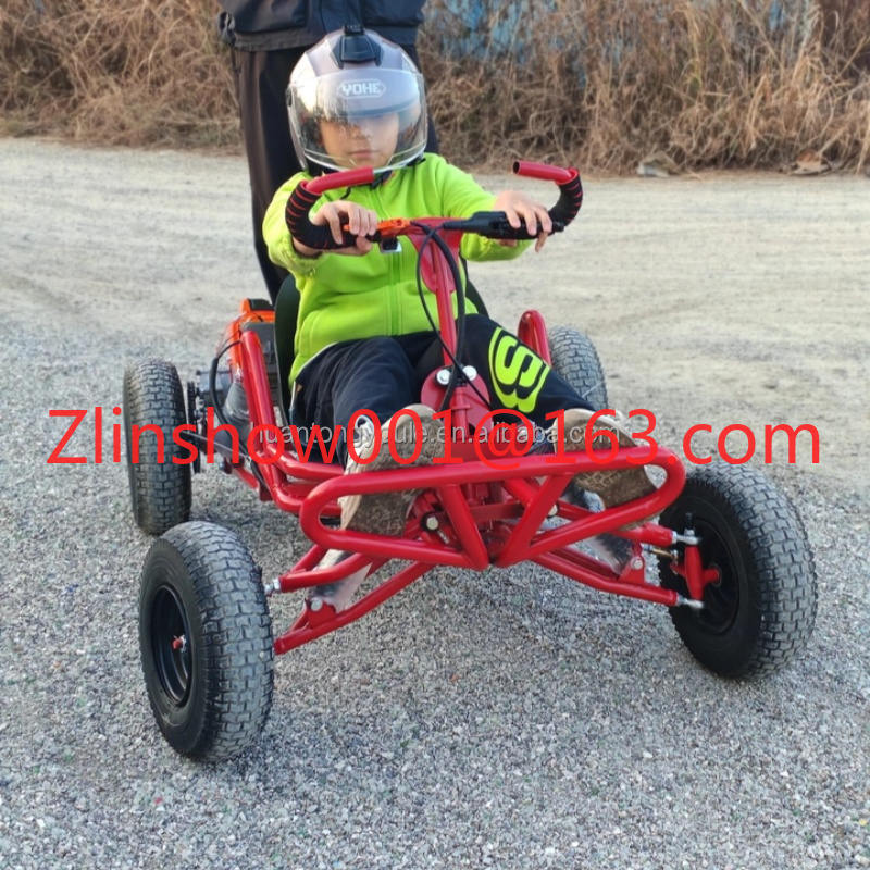 Power Tools And Names - All-Terrain Mini-Offroad-Drift-Kart, kraftstoffbetriebenes Go-Kart für Erwachsene