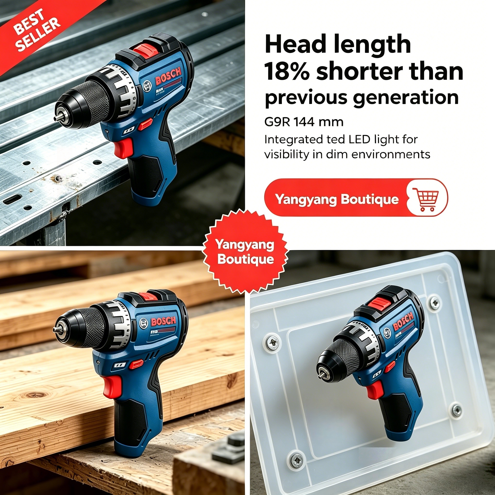 Power Tools Professional - BOSCH GSR 12V-31 Professional Akku-Bohrschrauber 2-in-1,