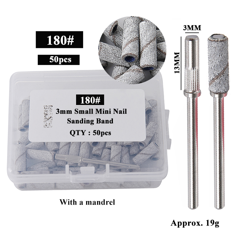Power Tools Total - 50 teile/schachtel 3mm Mini Schleifbänder mit