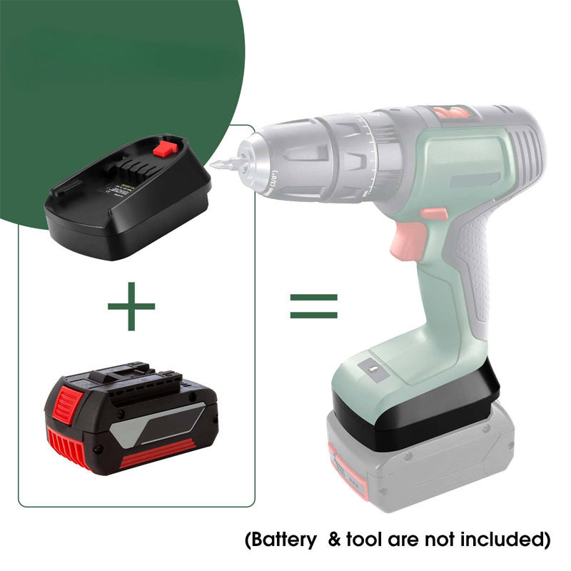 Batterieadapter für Bosch/Dewa – Power Tools Green Color Bewertung und Preis