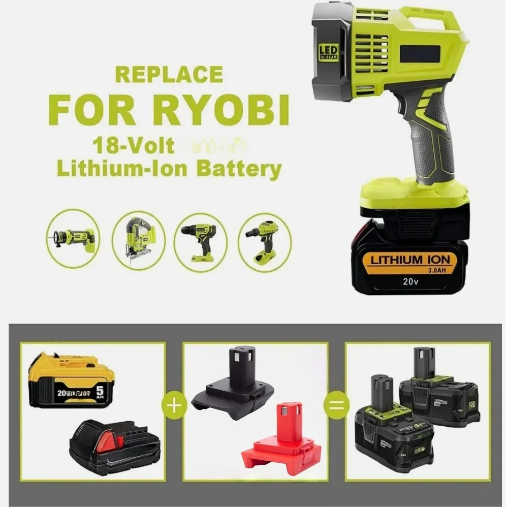 Batterieadapter für DEWALT für – Power Tools Ryobi Bewertung und Preis