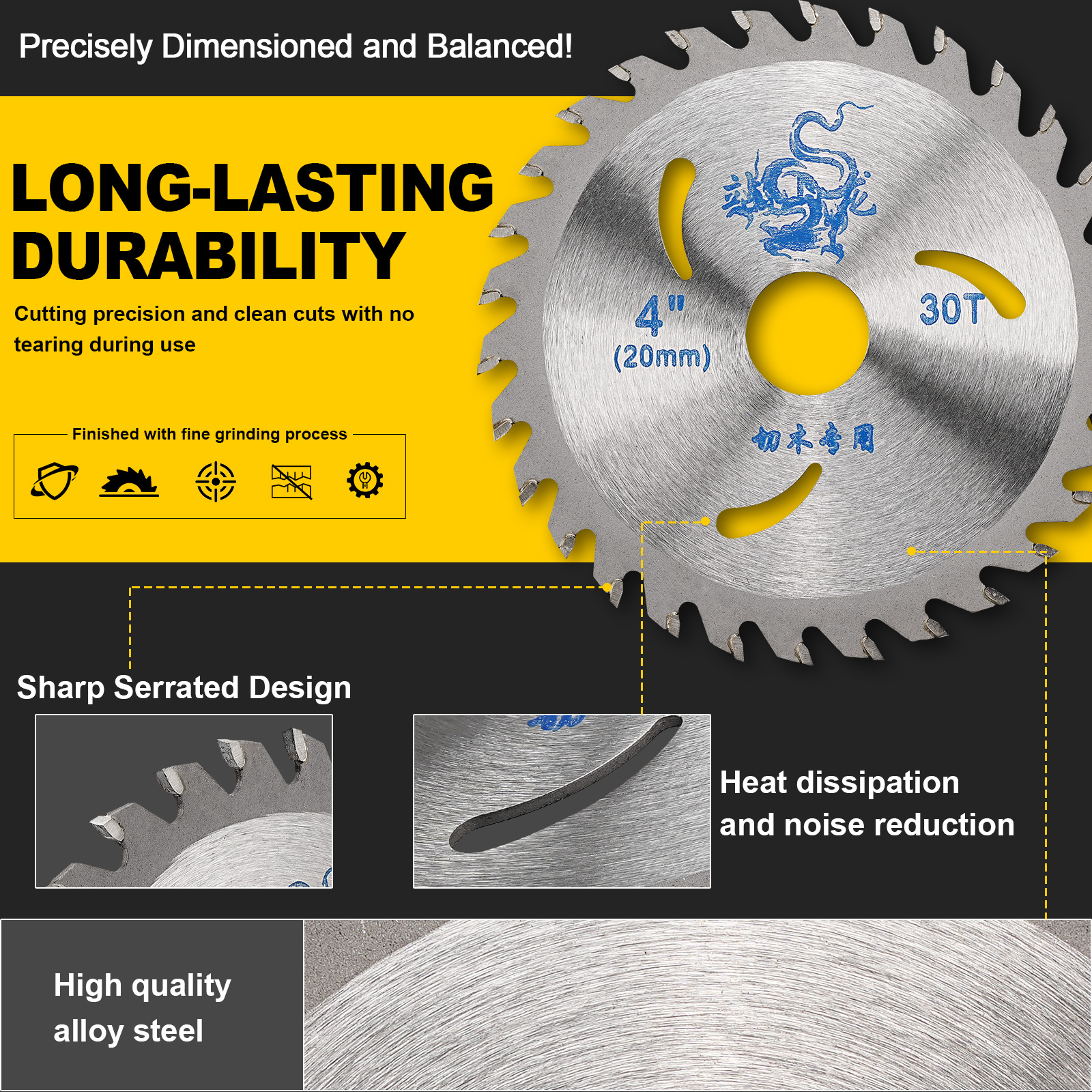 1PC Kreissäge Klinge 4/4,5/5 z – Angle Grinder 4.5 Bewertung und Preis