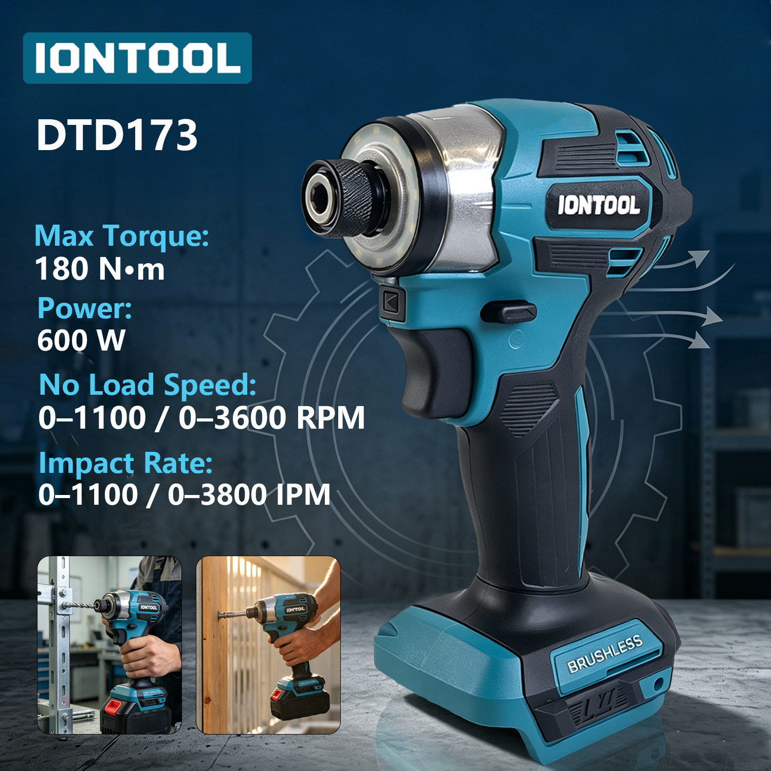 IONTOOL DTD173 600W Akku-Schla – Power Tools And Engineering Bewertung und Preis