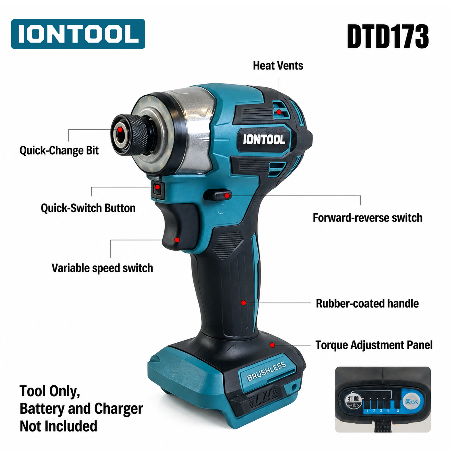 IONTOOL DTD173 600W Akku-Schla – Power Tools And Engineering Bewertung und Preis