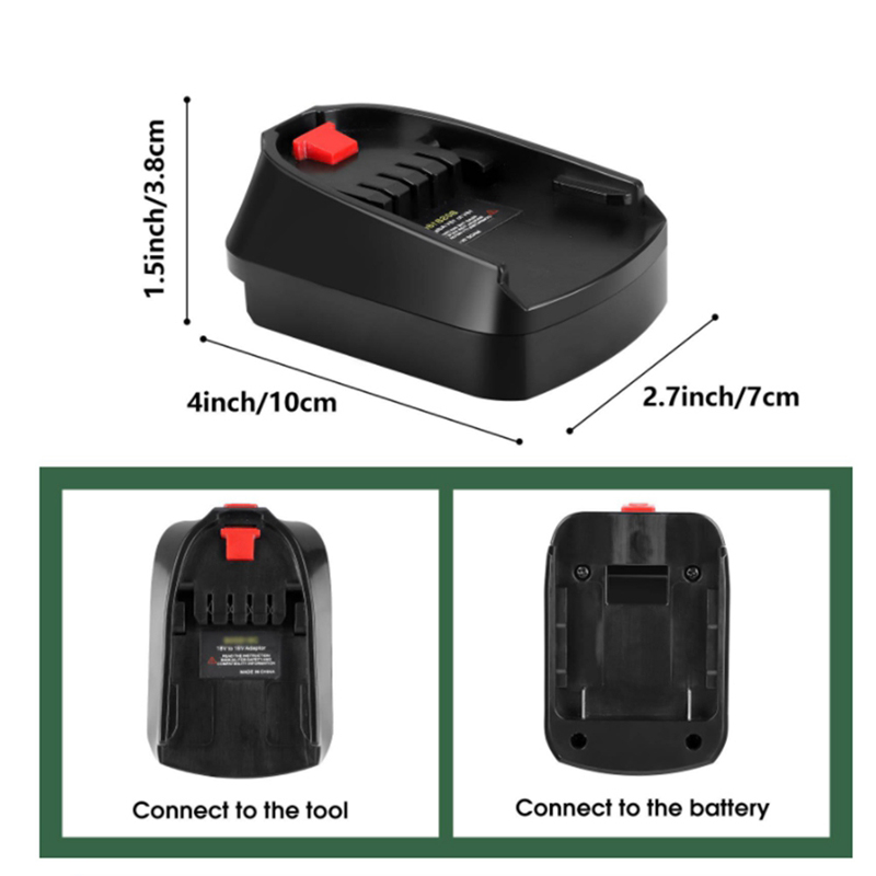 Batterieadapter für Bosch 18 V – Power Tools Green Color Bewertung und Preis