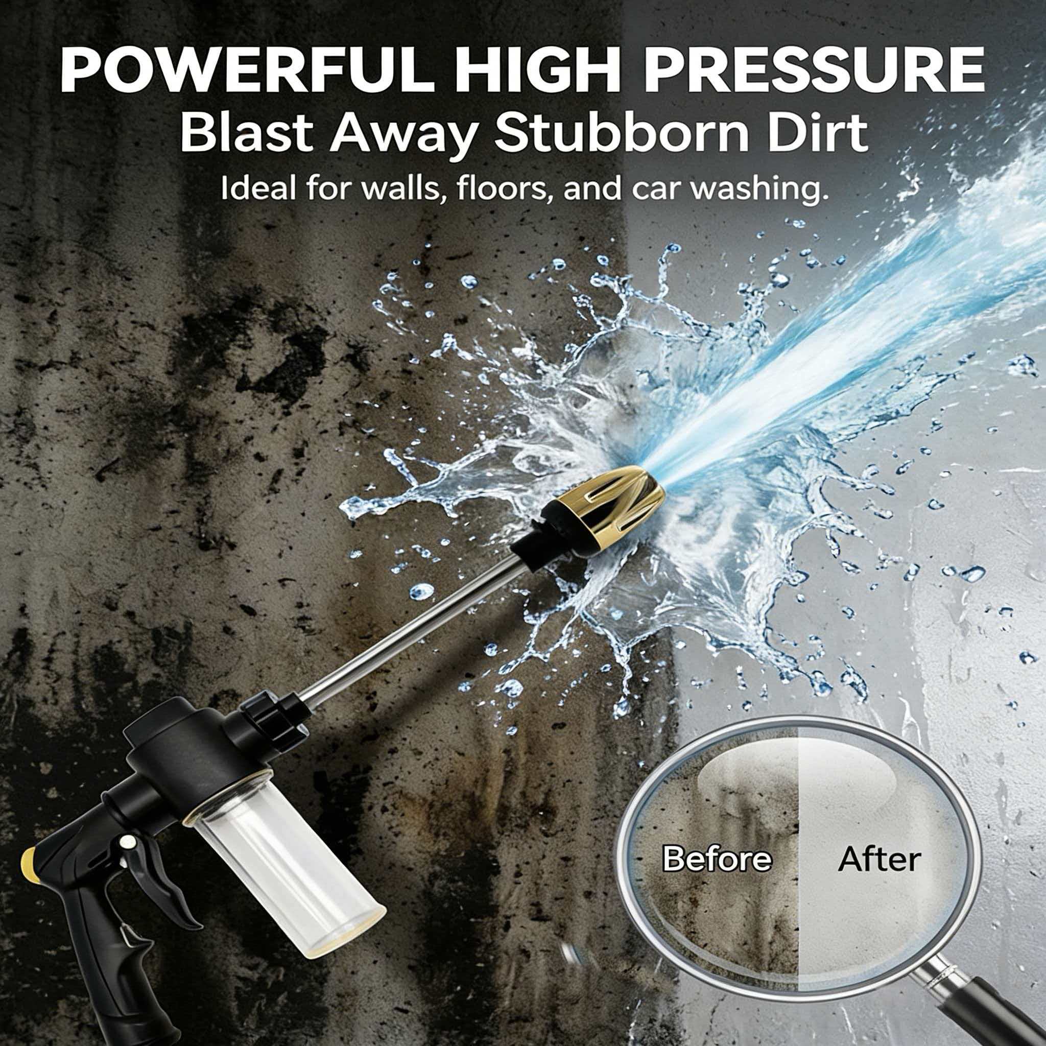 Hochdruck-Autowaschpistole mit – Power Tools And Engineering Bewertung und Preis