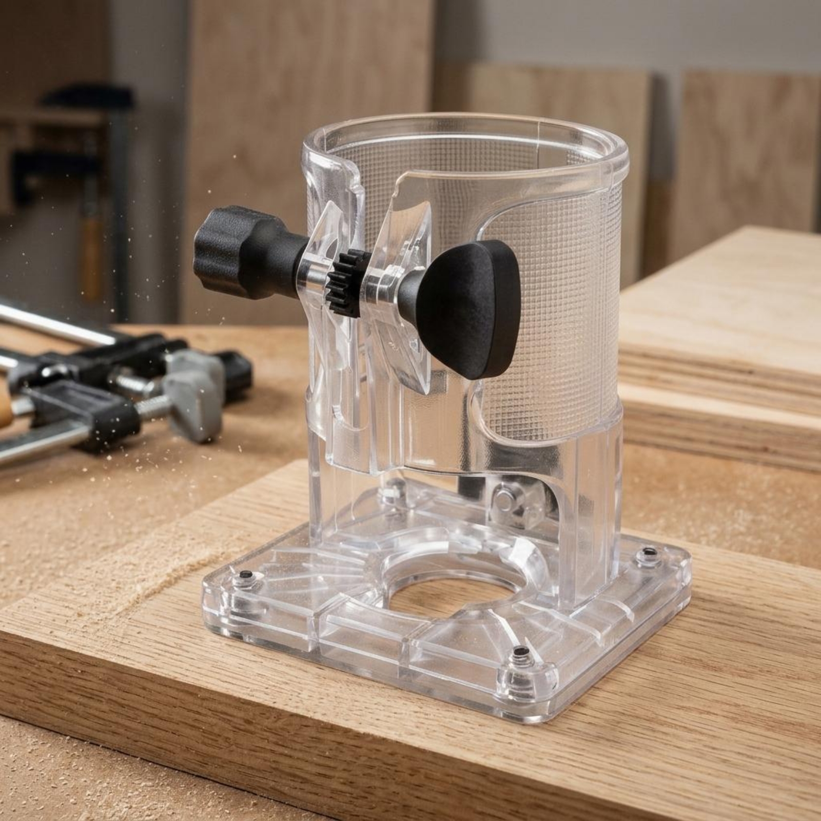 Transparenter Fräser-Schutz, R – Power Tools Woodworking Bewertung und Preis