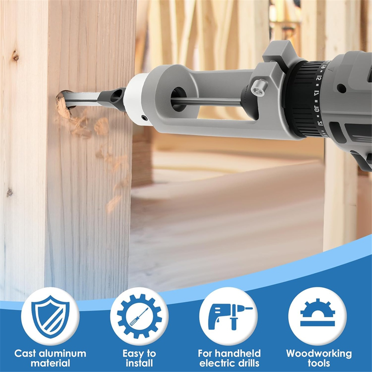ABNJ Vierkantlochbohrer-Adapte – Power Tools Woodworking Bewertung und Preis