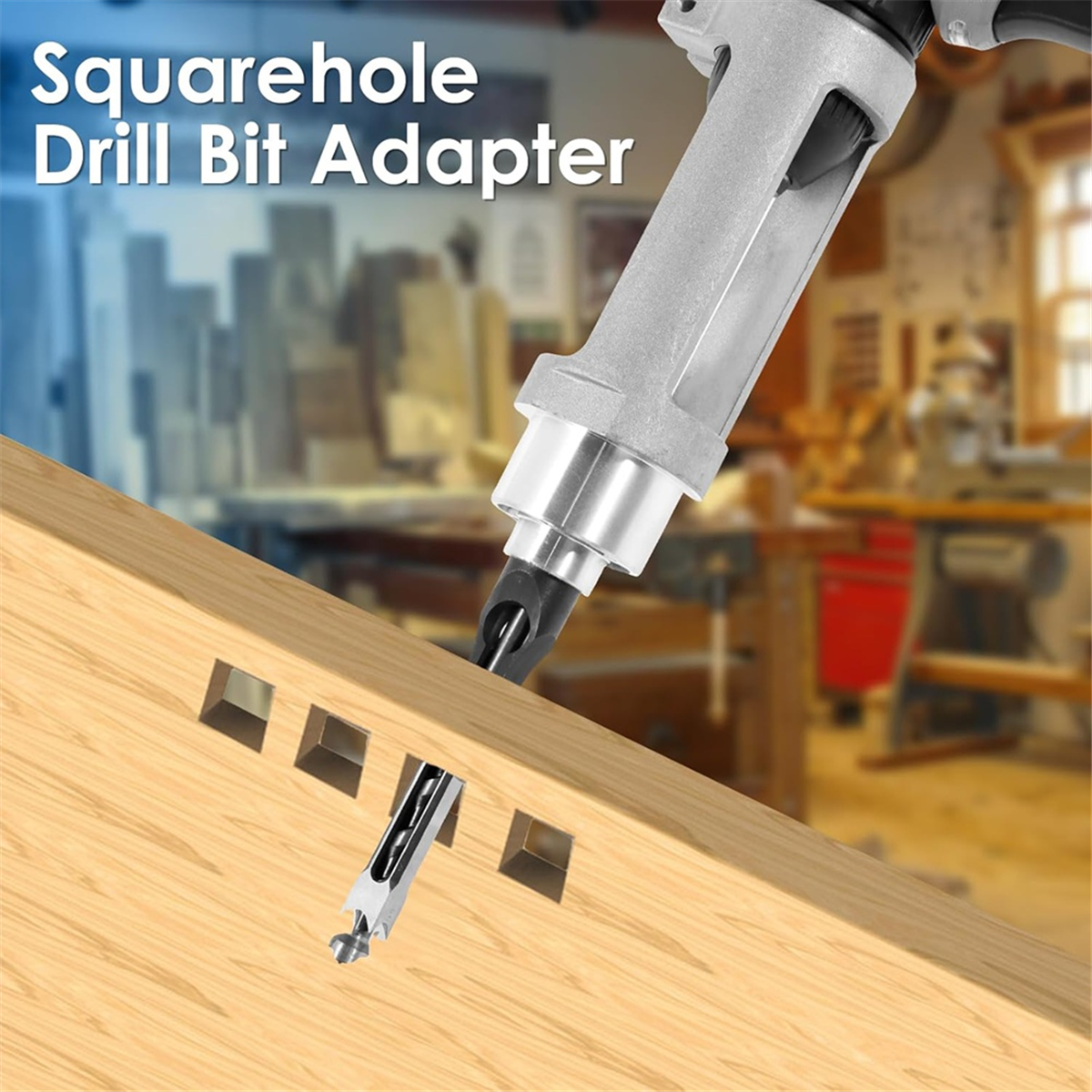 ABNJ Vierkantlochbohrer-Adapte – Power Tools Woodworking Bewertung und Preis