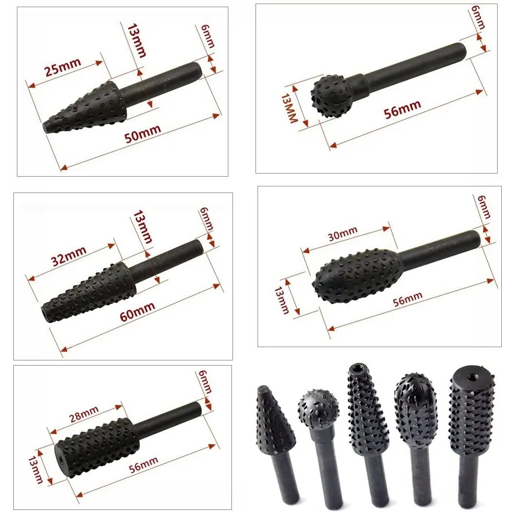 5-teiliges 1/4'' Praktisches D – Power Tools And Engineering Bewertung und Preis