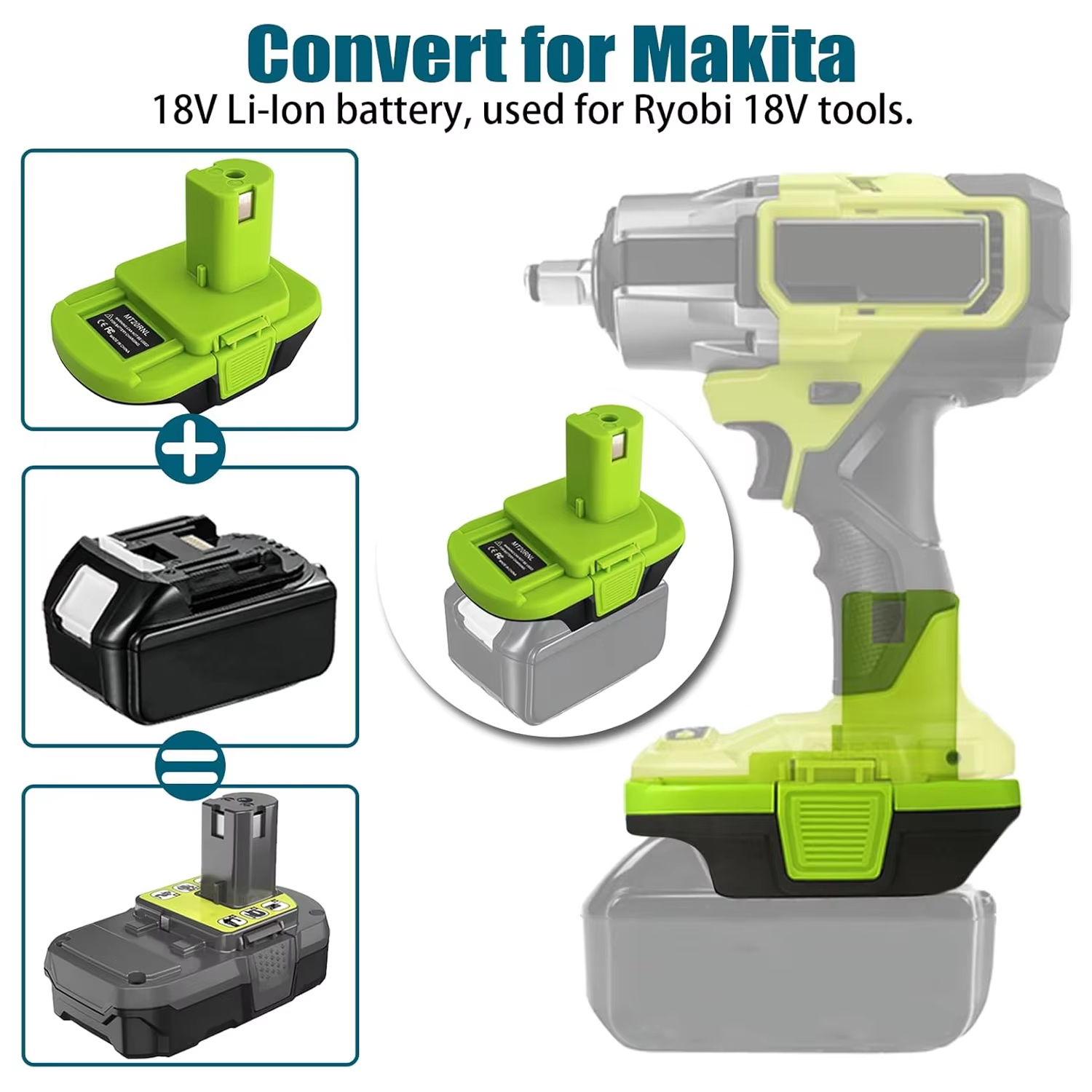 MT20RNL Batterieadapter für Ma – Power Tools Ryobi Bewertung und Preis