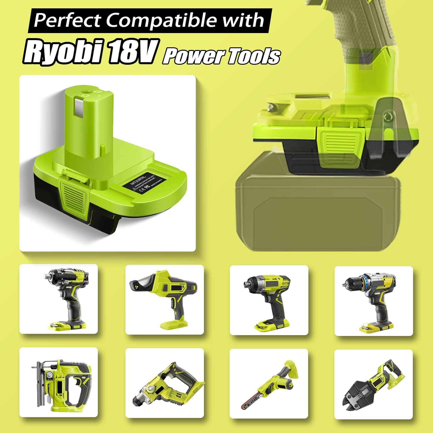 MT20RNL Batterieadapter für Ma – Power Tools Ryobi Bewertung und Preis